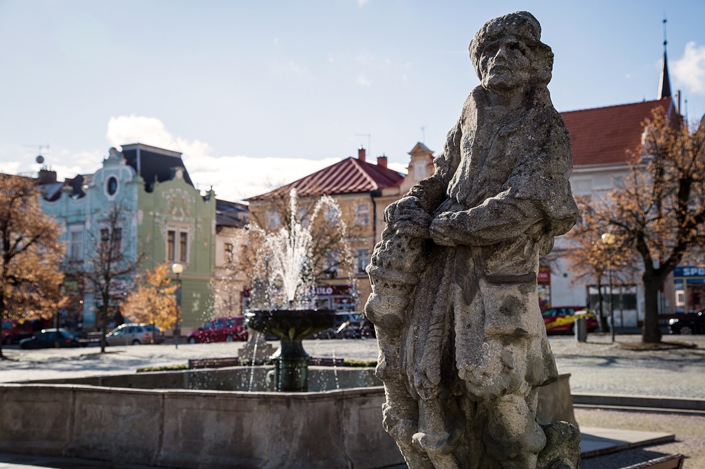 Ivan Erben, kamenické práce, restaurování, Náměstí Čáslav