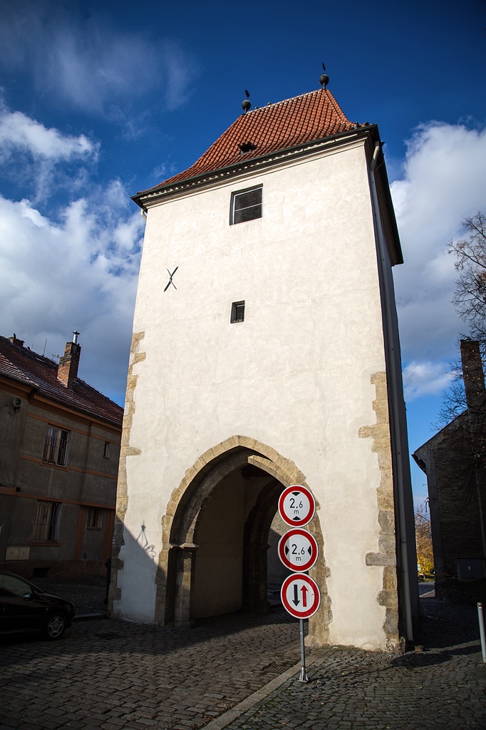 Ivan Erben, kamenické práce, restaurování, Brána, Kouřim